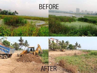 2012 before 2015 after Habitat Destruction
