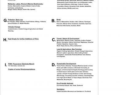 2. Vasundhara Environmental Information Centre’s Archive of Environmental Conservation films