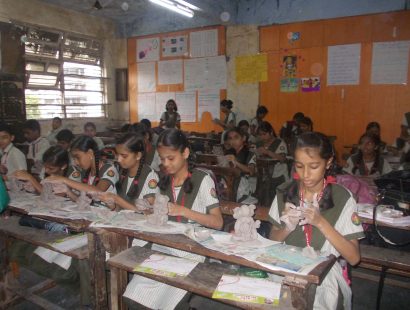 2014 ganpati workshop on M.H. Highschool, Thane